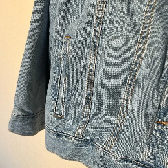 David’s Bridal | Embroidered Bride Jean Jacket with Flowers - Picture 9 of 10